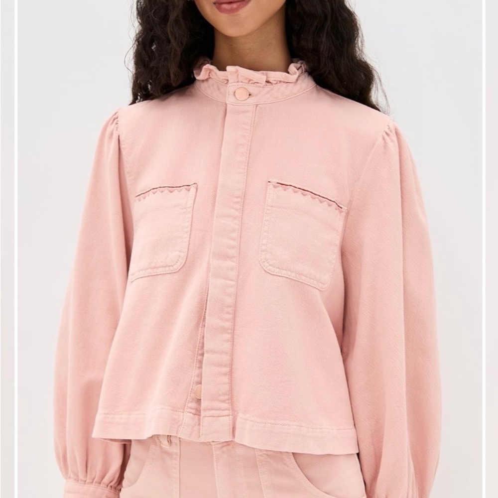 Elegant Pink Utility Jacket for Women